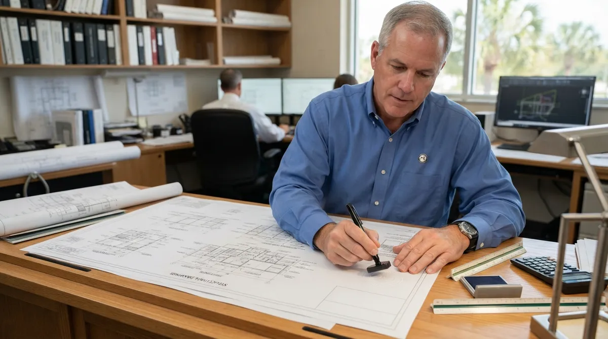 who seals structural drawings for florida permits