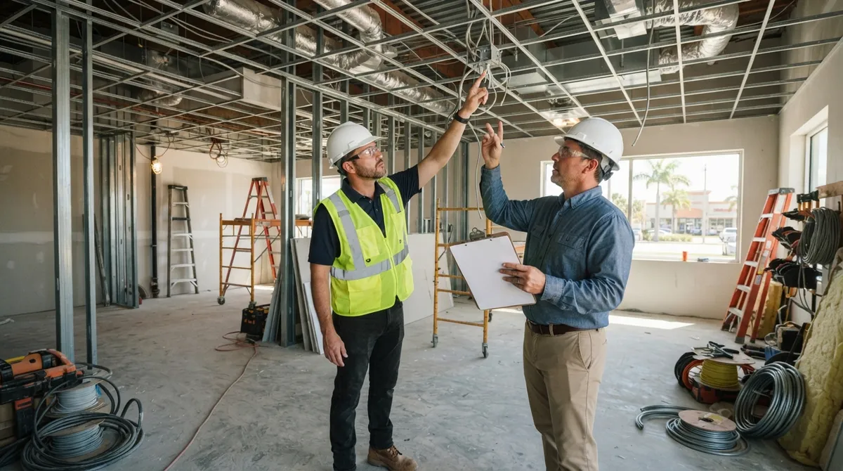 commercial build out without permit florida