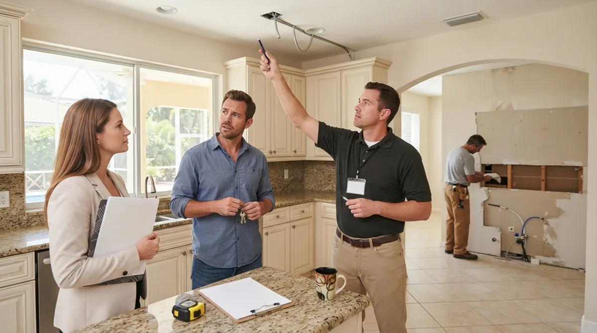 real estate closing unpermitted work florida