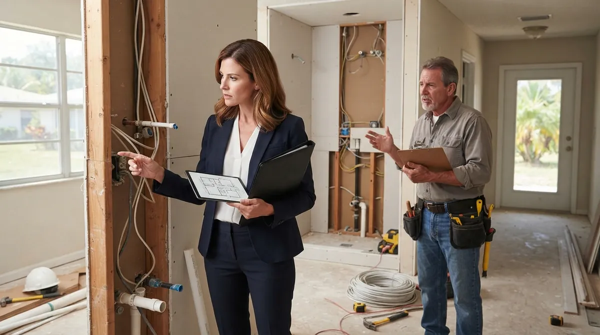 who helps real estate agents with unpermitted work in florida
