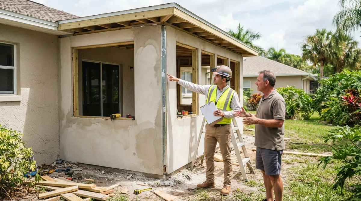 code violation unpermitted work florida