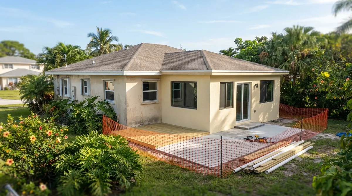 unpermitted addition fort lauderdale