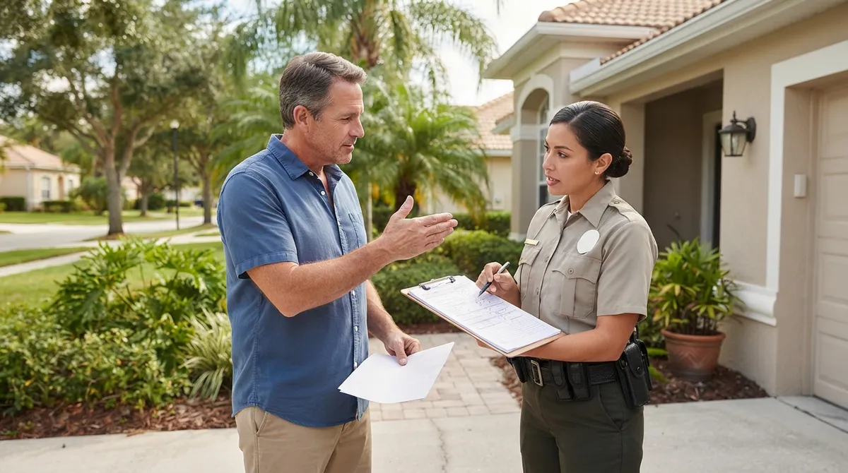 code compliance violation help florida