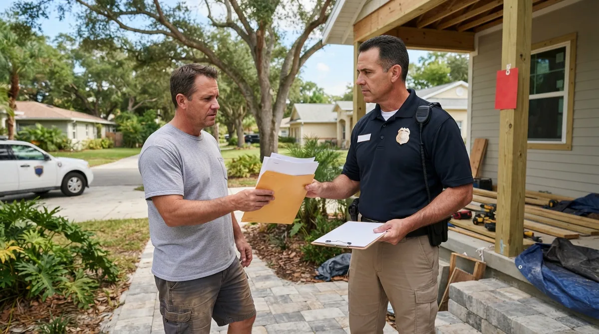 can code enforcement force me to remove unpermitted work in florida