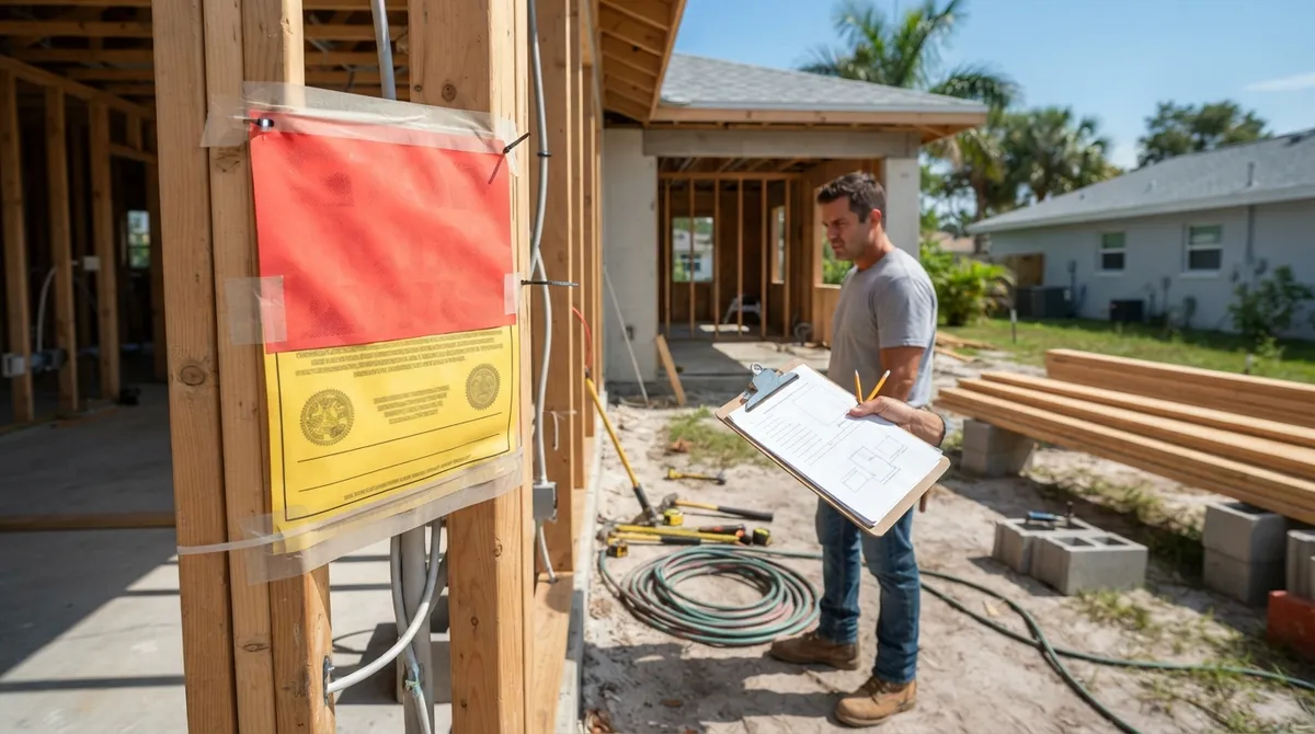 citation for unpermitted work florida