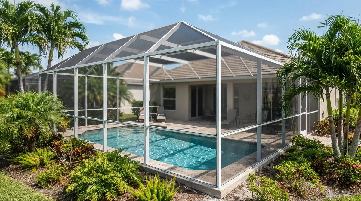 looking for pool cage after the fact permitting florida