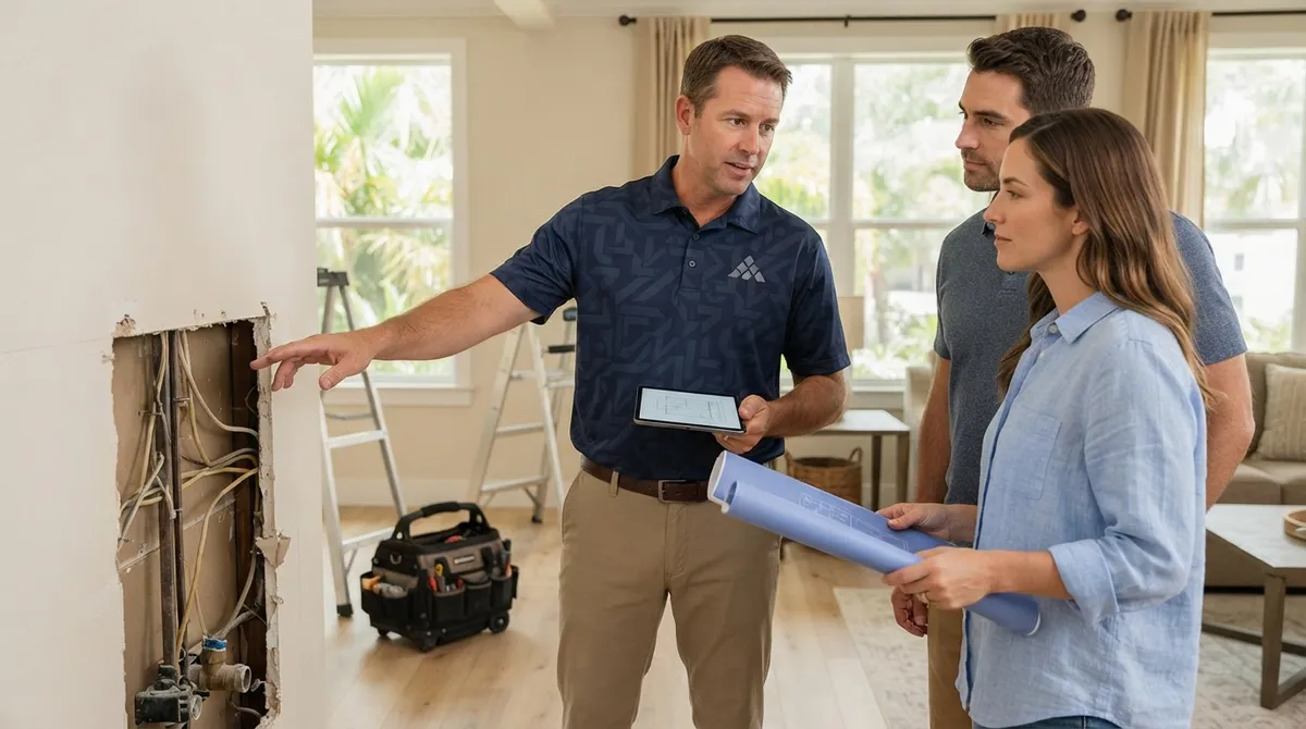 who should i hire when previous owner did unpermitted work florida