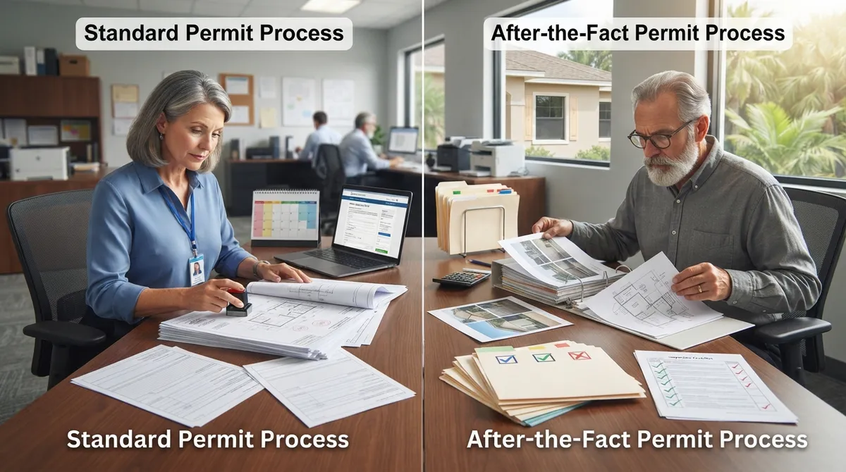 what is an after the fact building permit