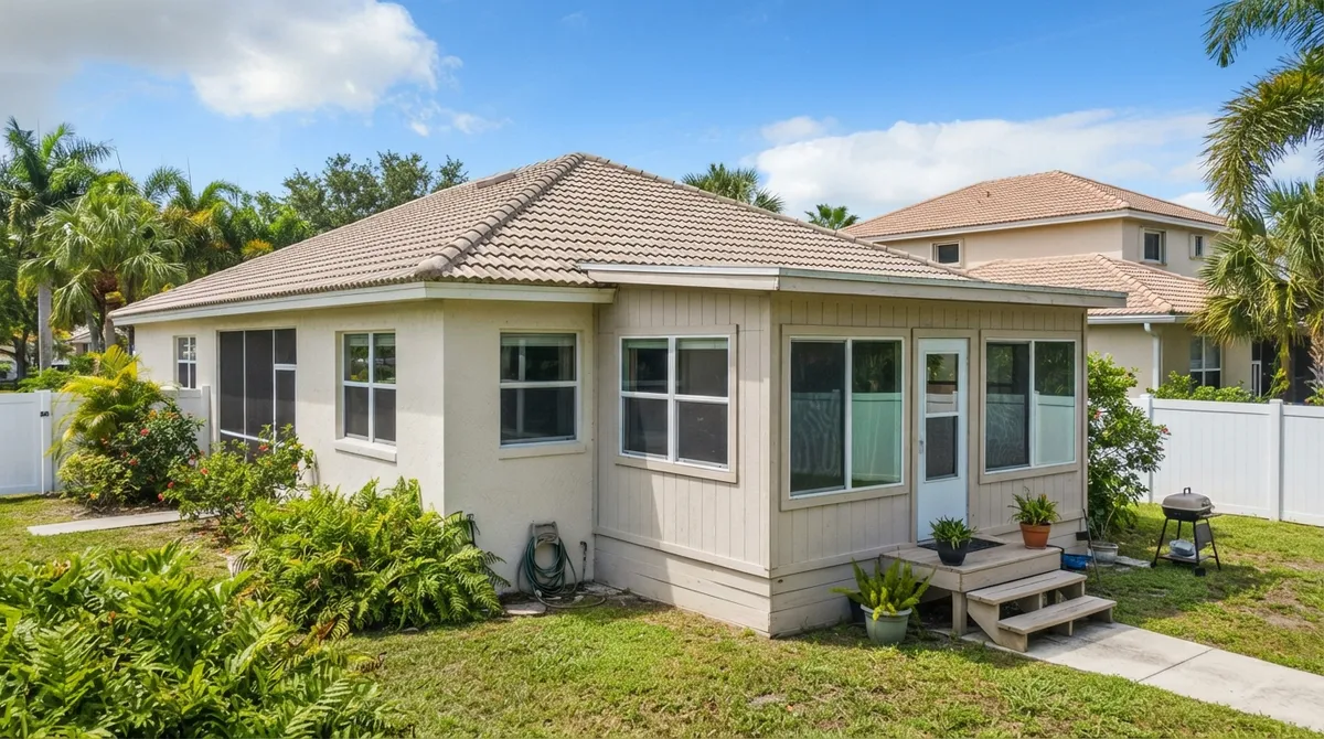 unpermitted addition florida