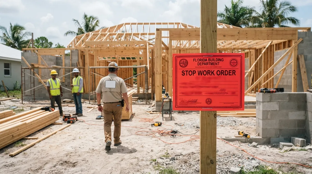 what happens if i built without a permit in florida