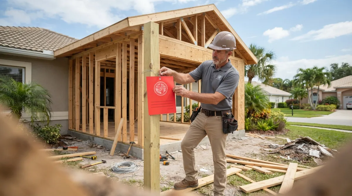 what happens if i built without a permit in florida