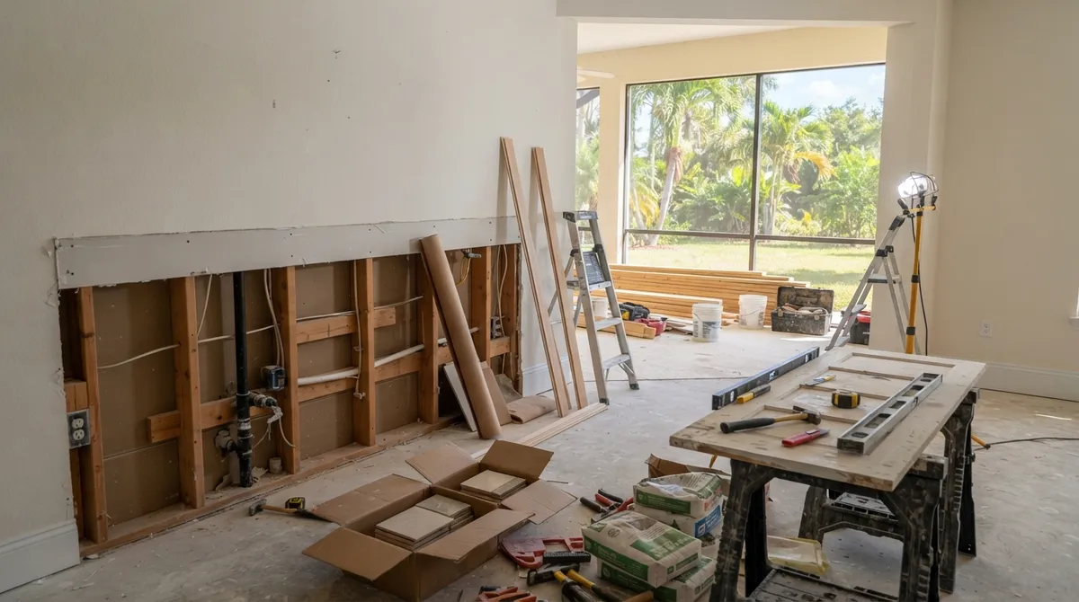 unpermitted remodel florida