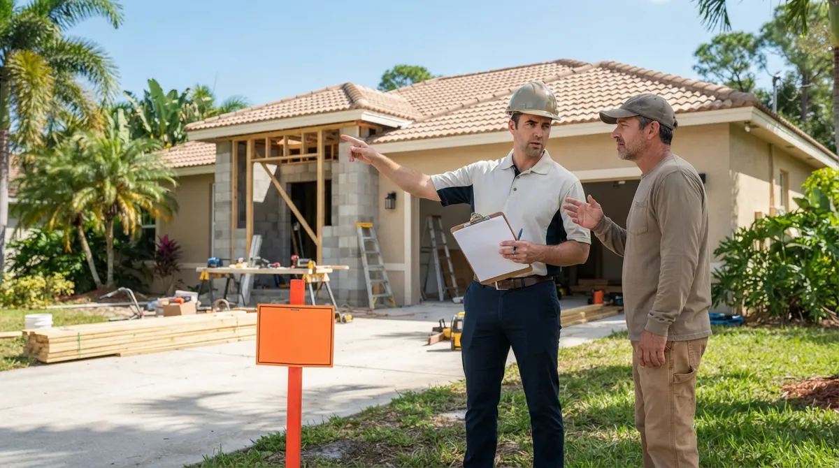 notice of violation unpermitted construction florida