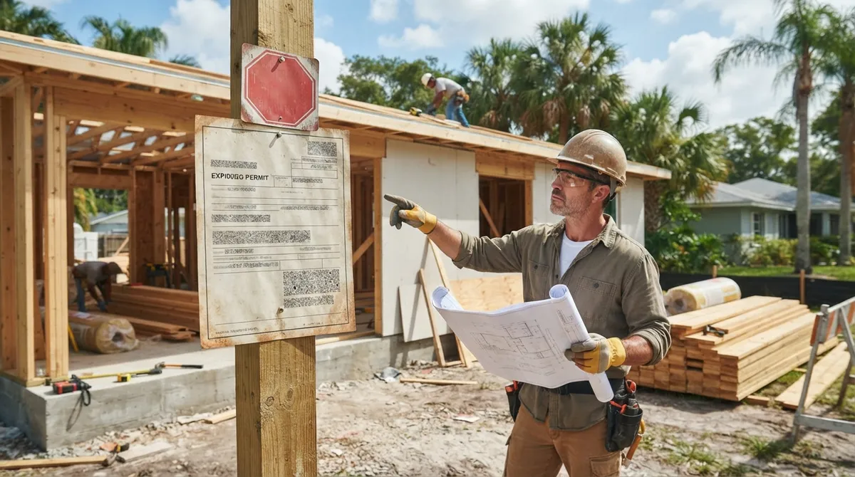 can i reopen an expired building permit in florida