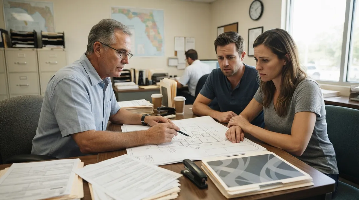 mortgage held up by unpermitted work florida