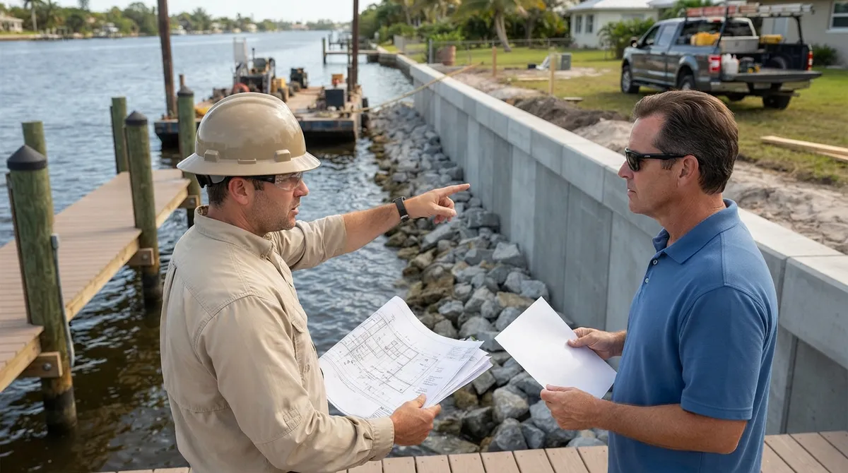 best seawall and dock after the fact help in florida