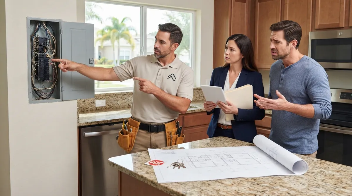 closing held up by unpermitted work orlando