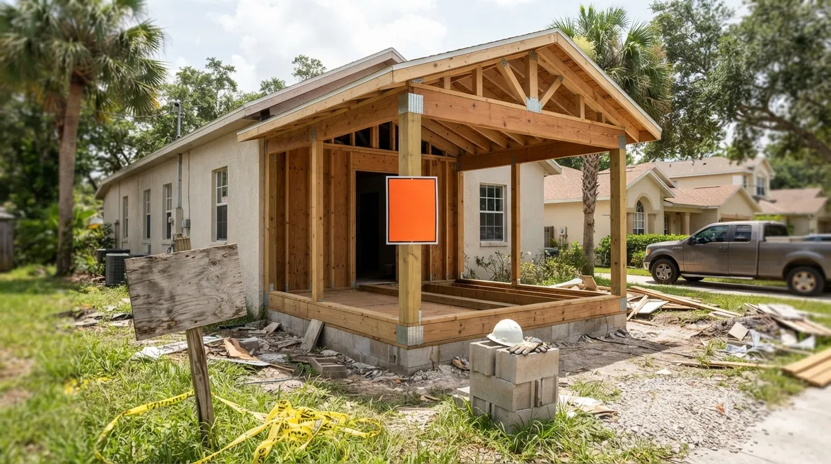 closing held up by unpermitted work orlando