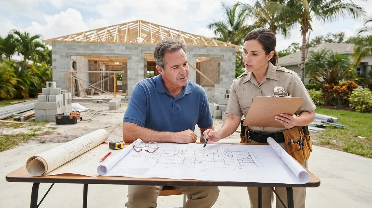 how do i resolve a code violation for after the fact work in florida