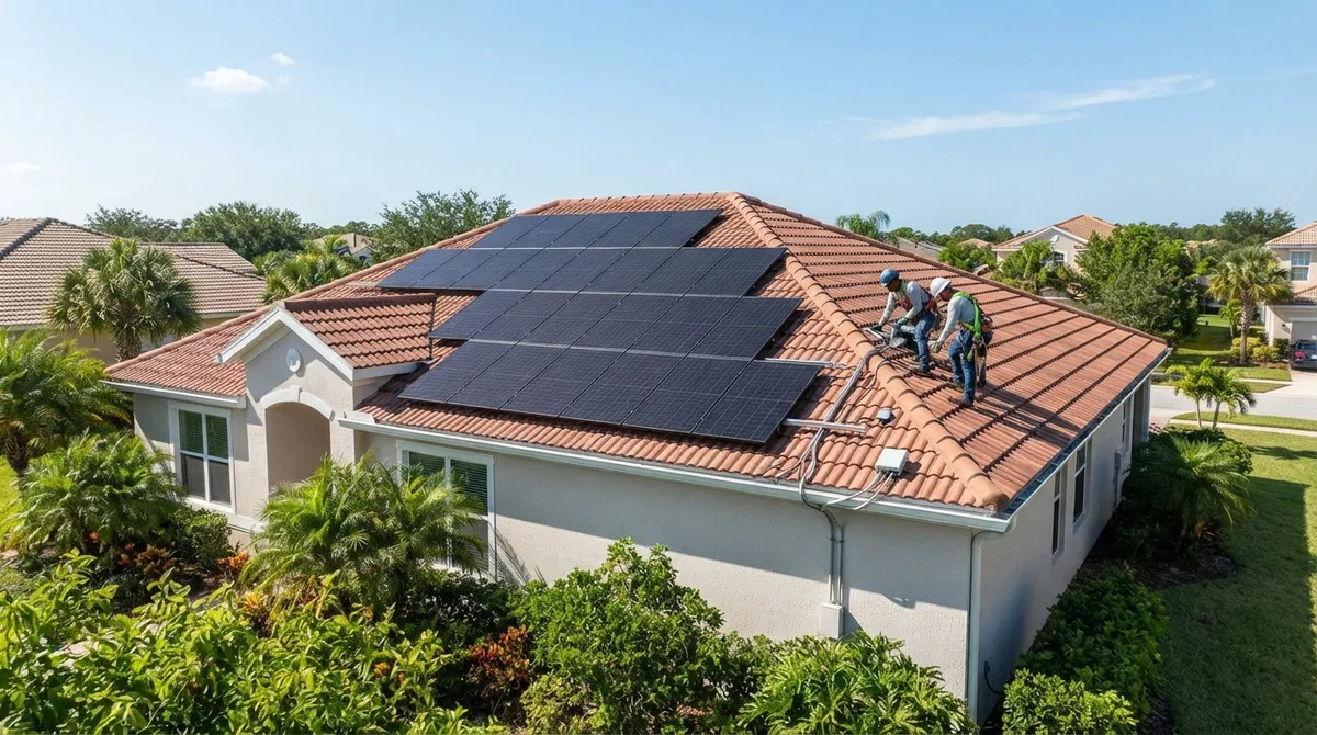after the fact solar installation florida