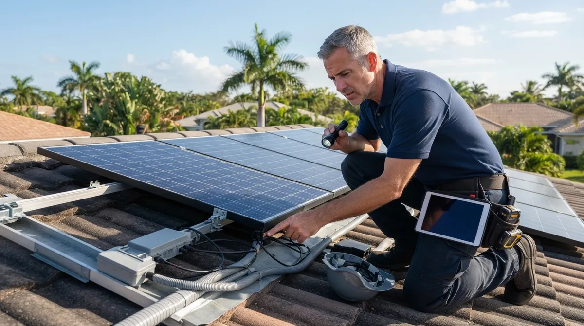 after the fact solar installation florida
