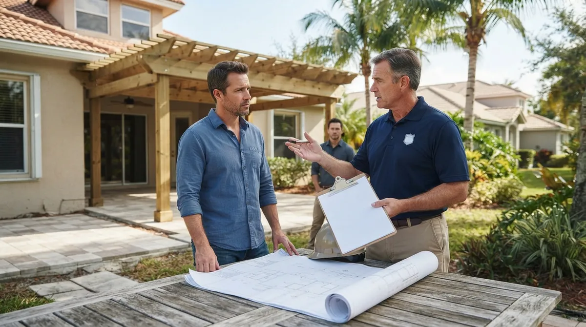 how do i respond to a building inspector about unpermitted work