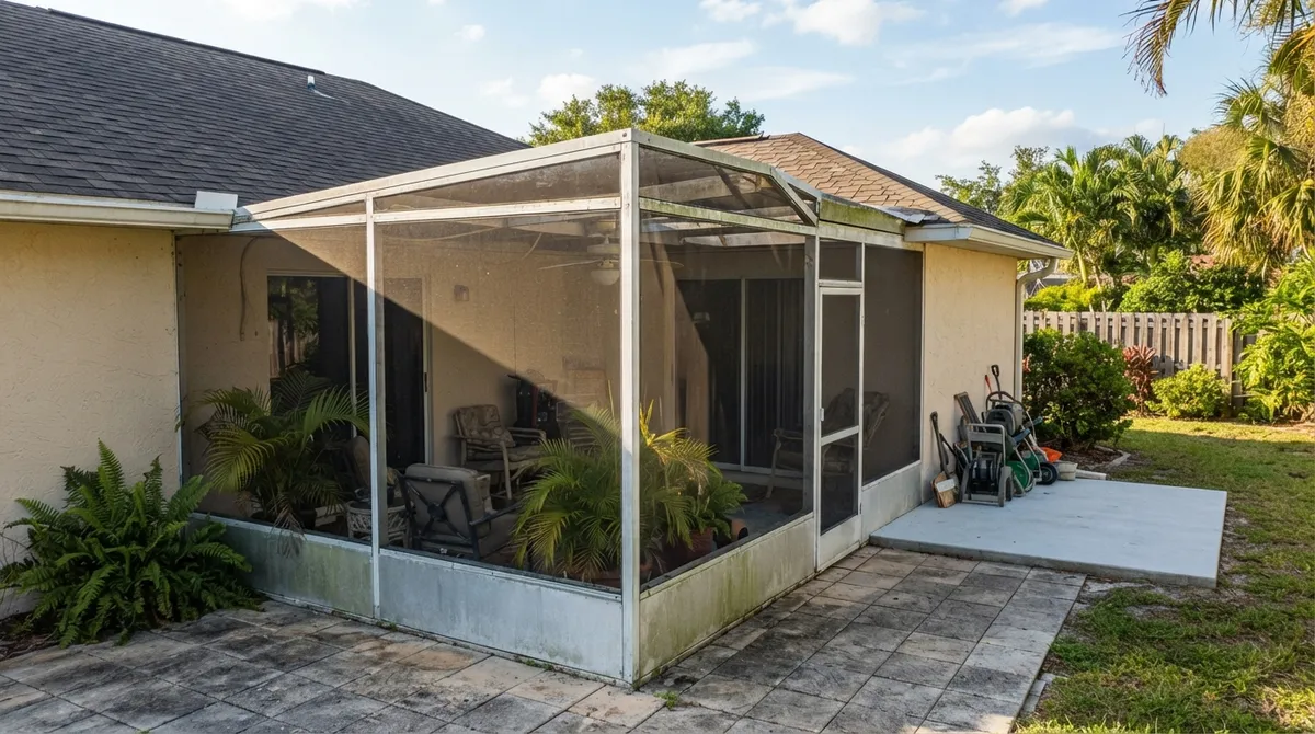 how do i legalize an unpermitted lanai in florida