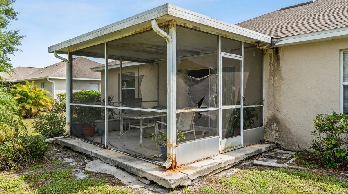 lanai enclosure without permit florida