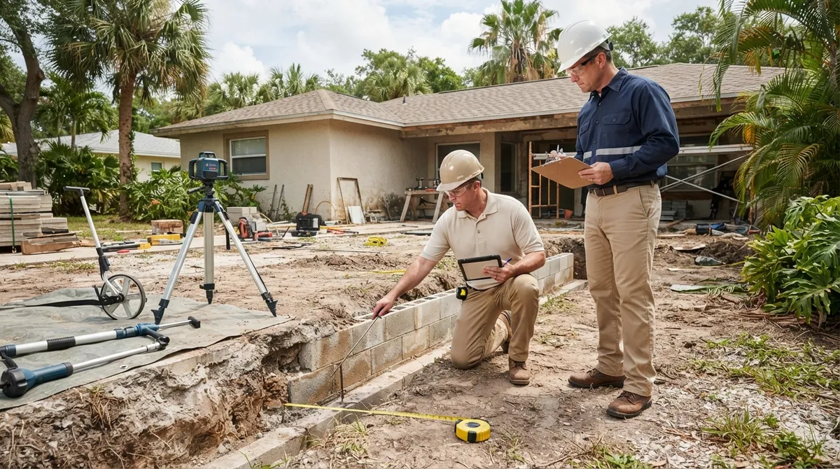 looking for foundation verification after the fact florida