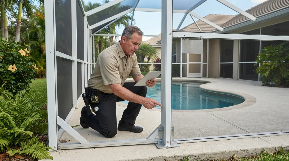 after the fact pool cage florida