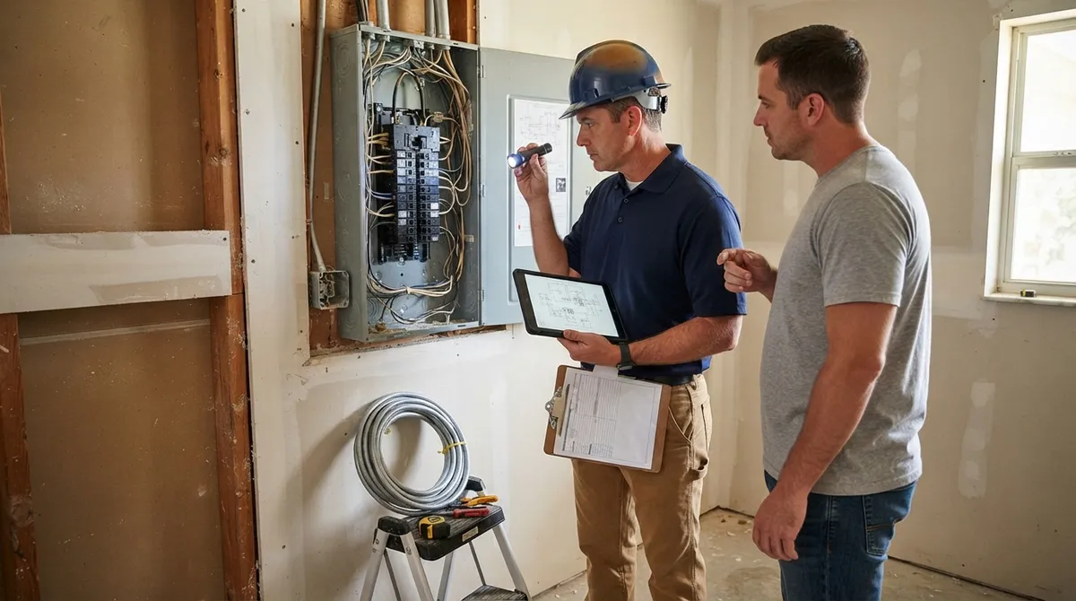 can i live in a house with unpermitted work during permitting in florida
