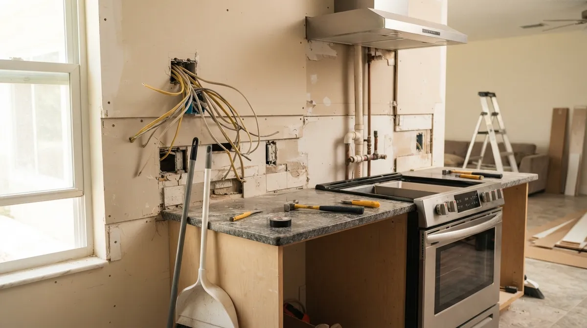 how do i legalize an unpermitted kitchen remodel in florida