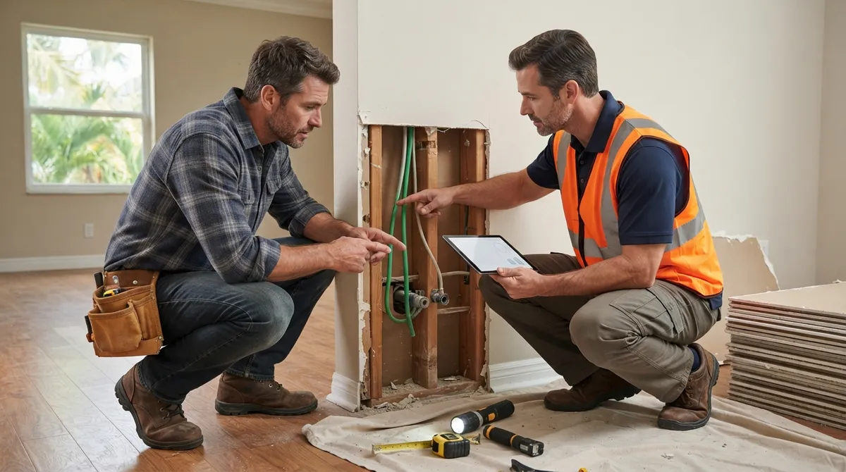 who should i hire when a buyer finds unpermitted work in florida