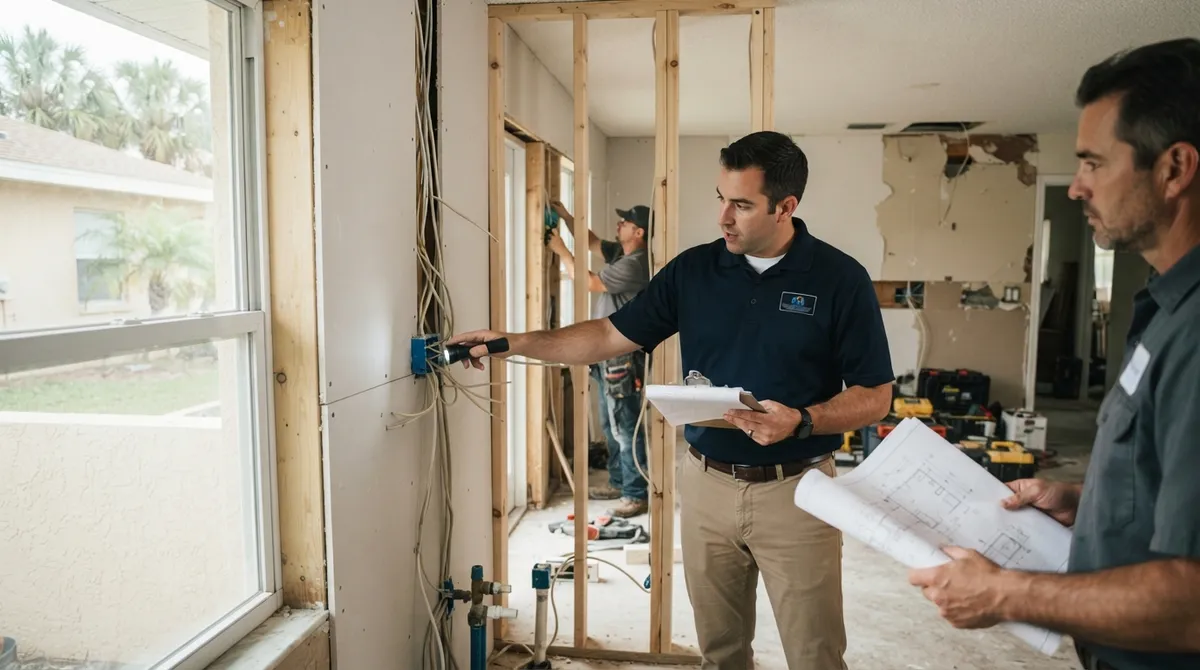 home inspection found unpermitted work florida