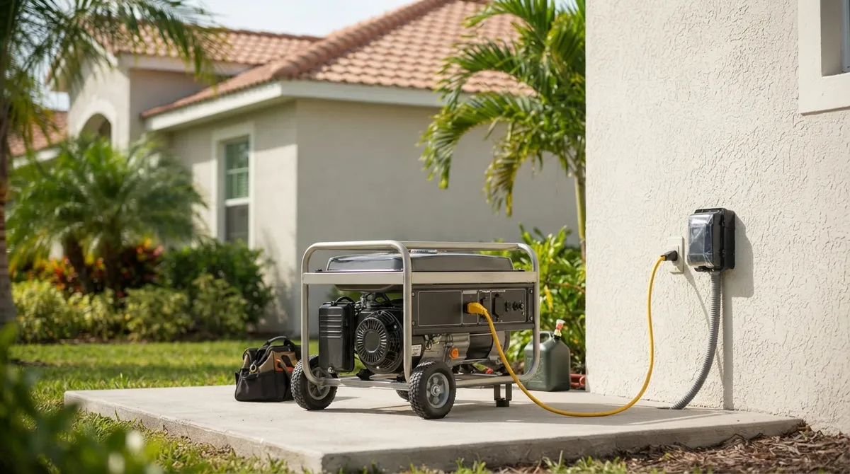 do i need a permit for a whole house generator in florida