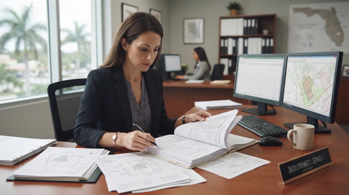 title company unpermitted work florida