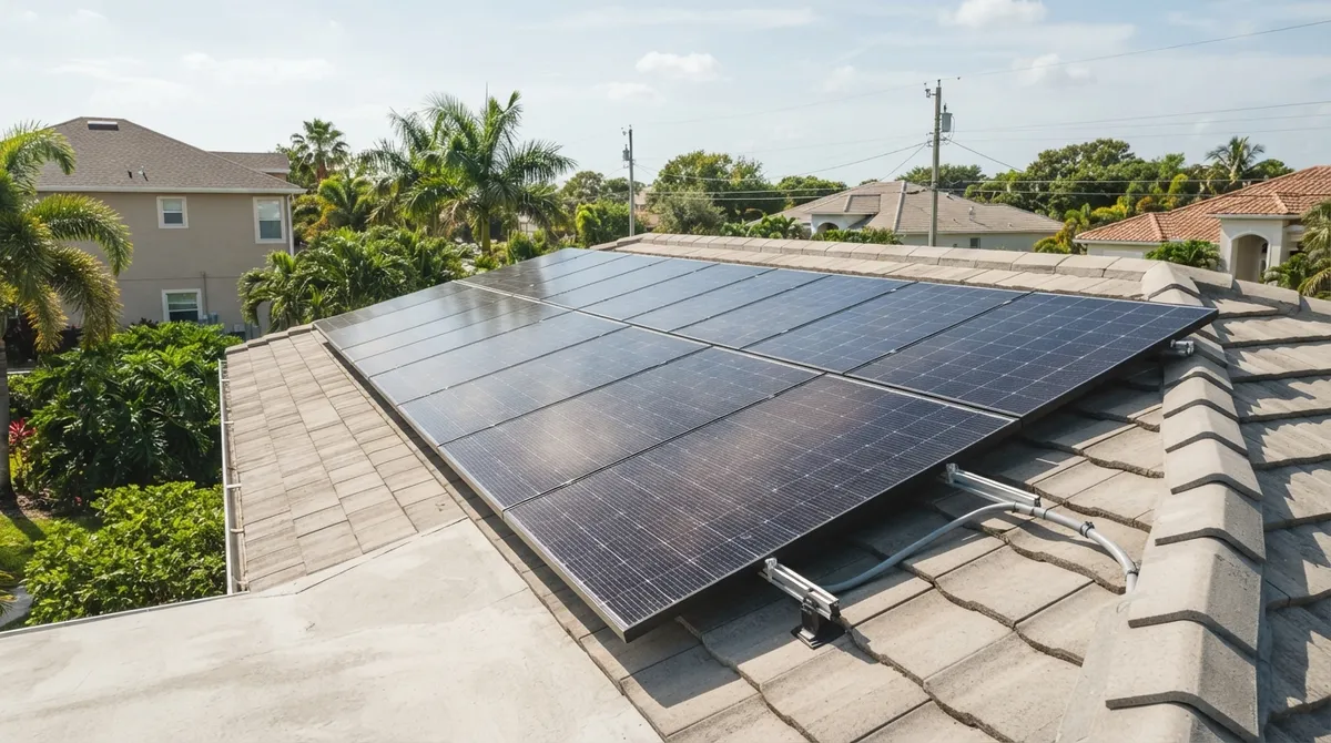 unpermitted solar install florida
