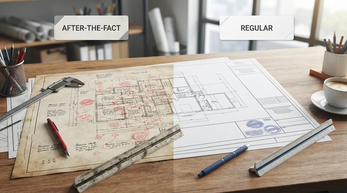 what is a correction notice on an after the fact permit in florida