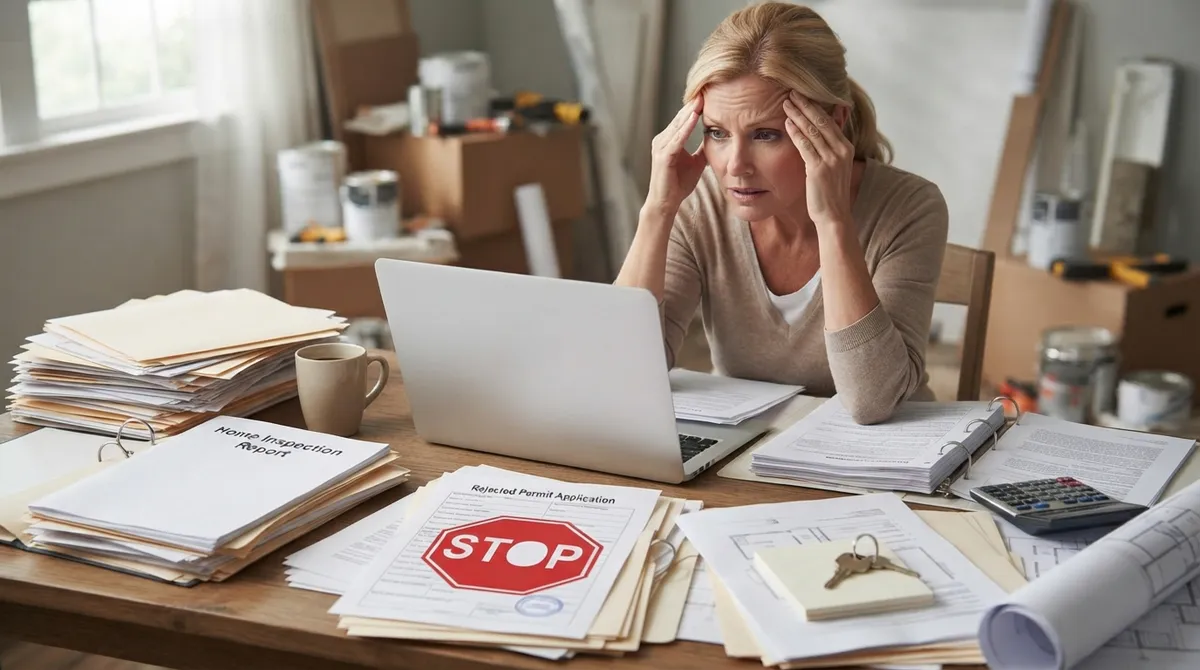 what do i do if closing is held up by unpermitted work in florida