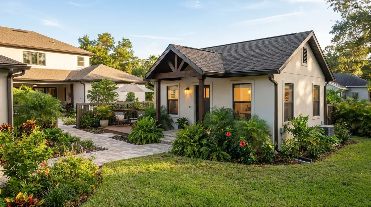how do i legalize an unpermitted guest house in florida