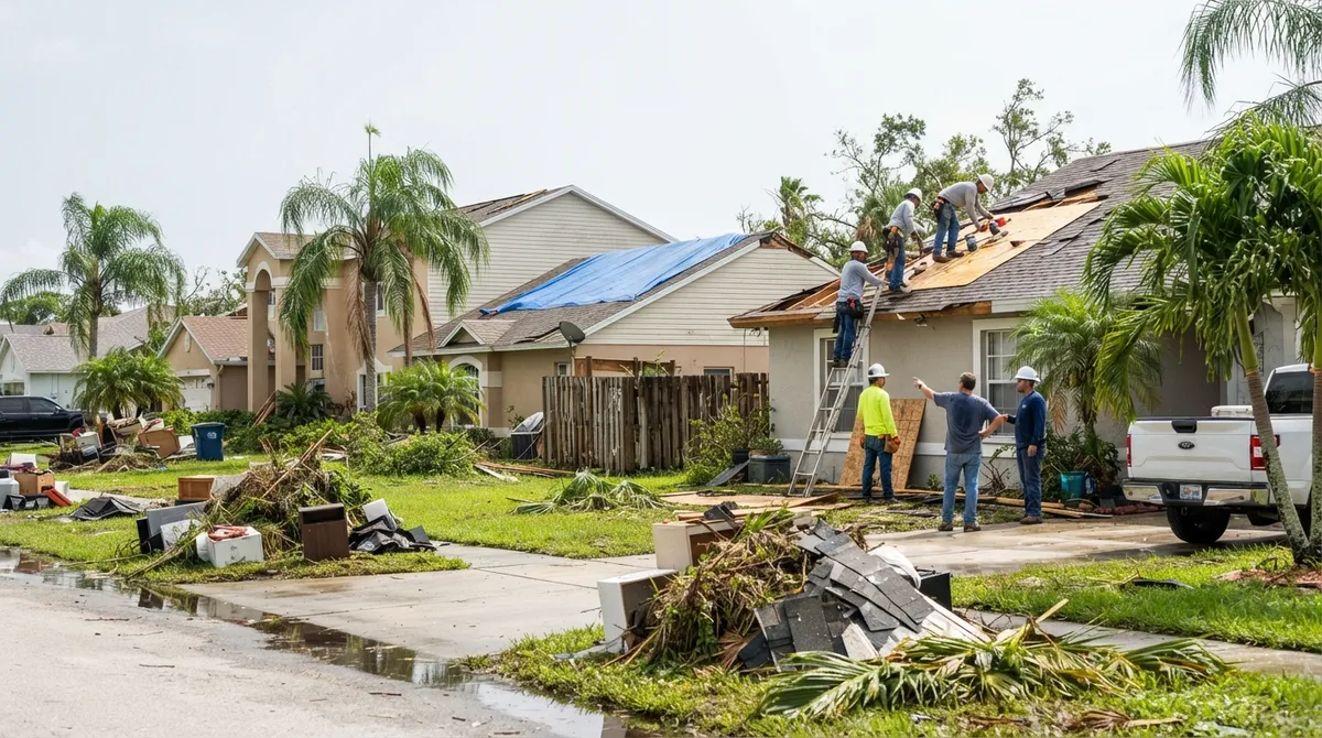 who should i hire for storm damage unpermitted repairs florida
