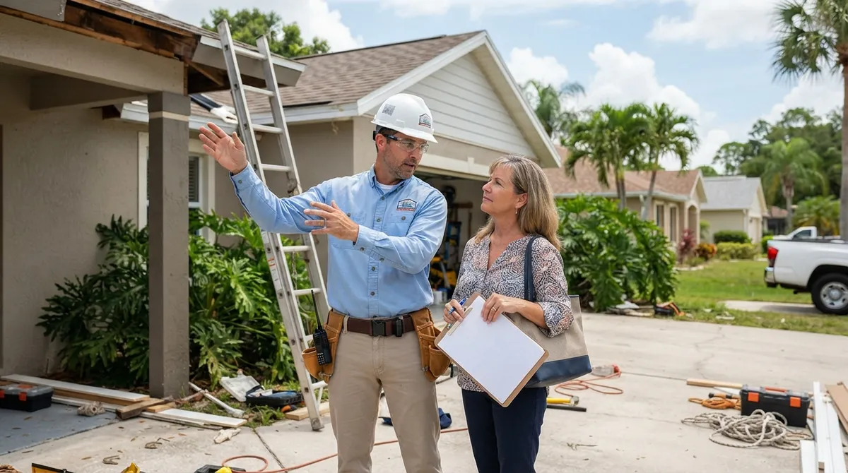 who should i hire for storm damage unpermitted repairs florida