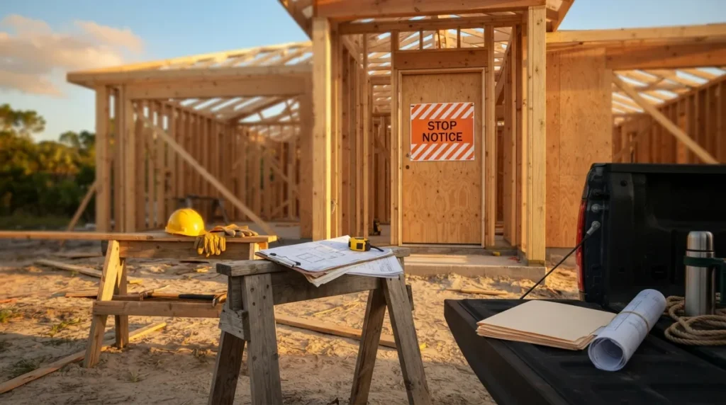 How to Get Stop Work Order Help in Florida (2026 Guide)