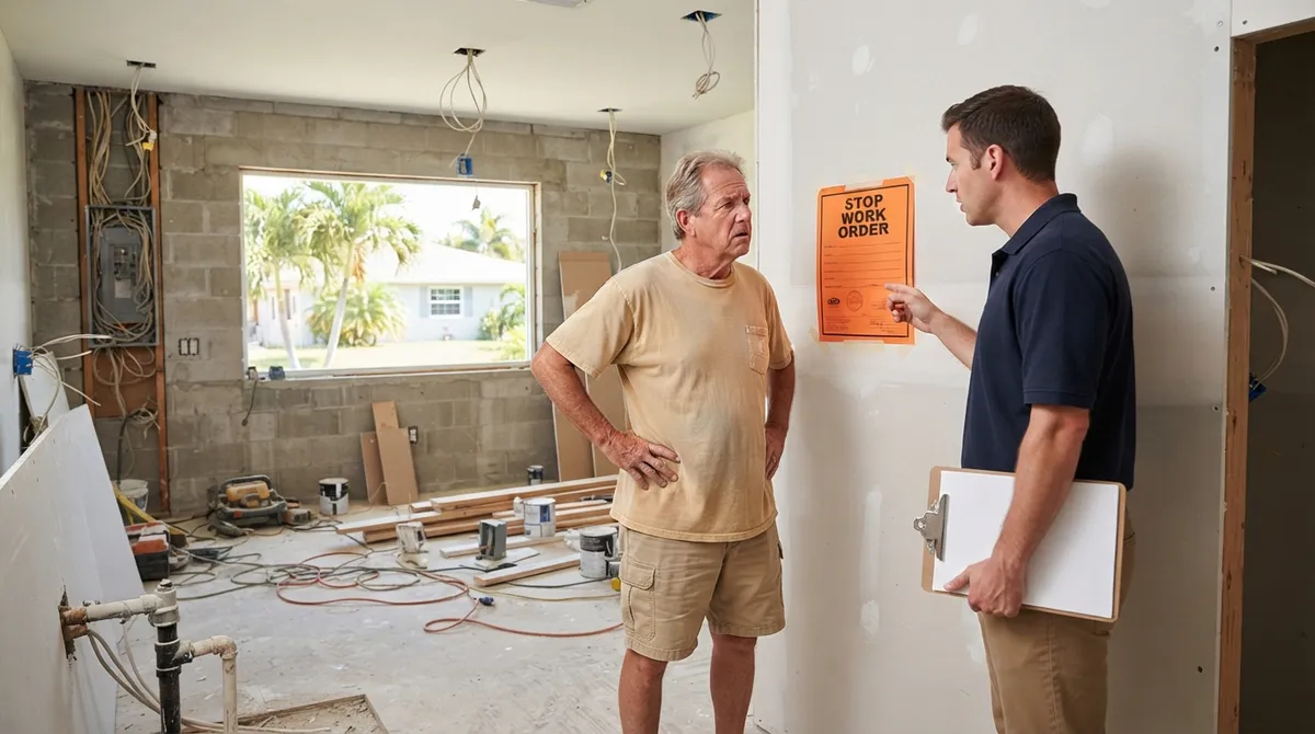interior remodel unpermitted florida