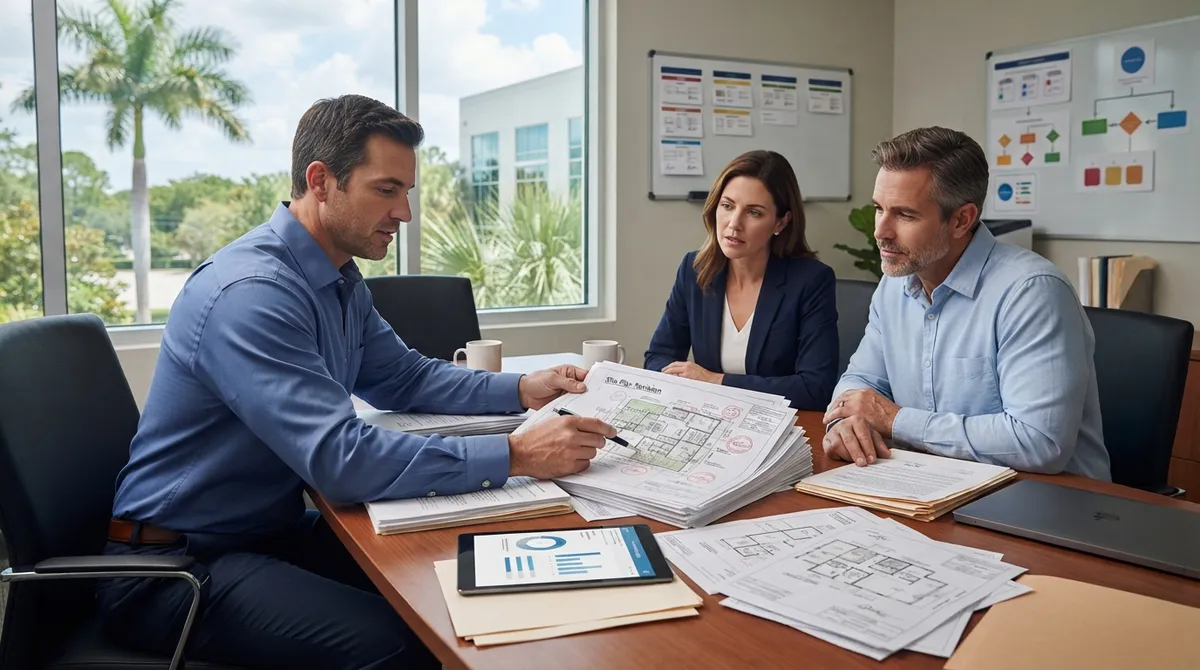 who should i hire when a real estate closing is held up by permits