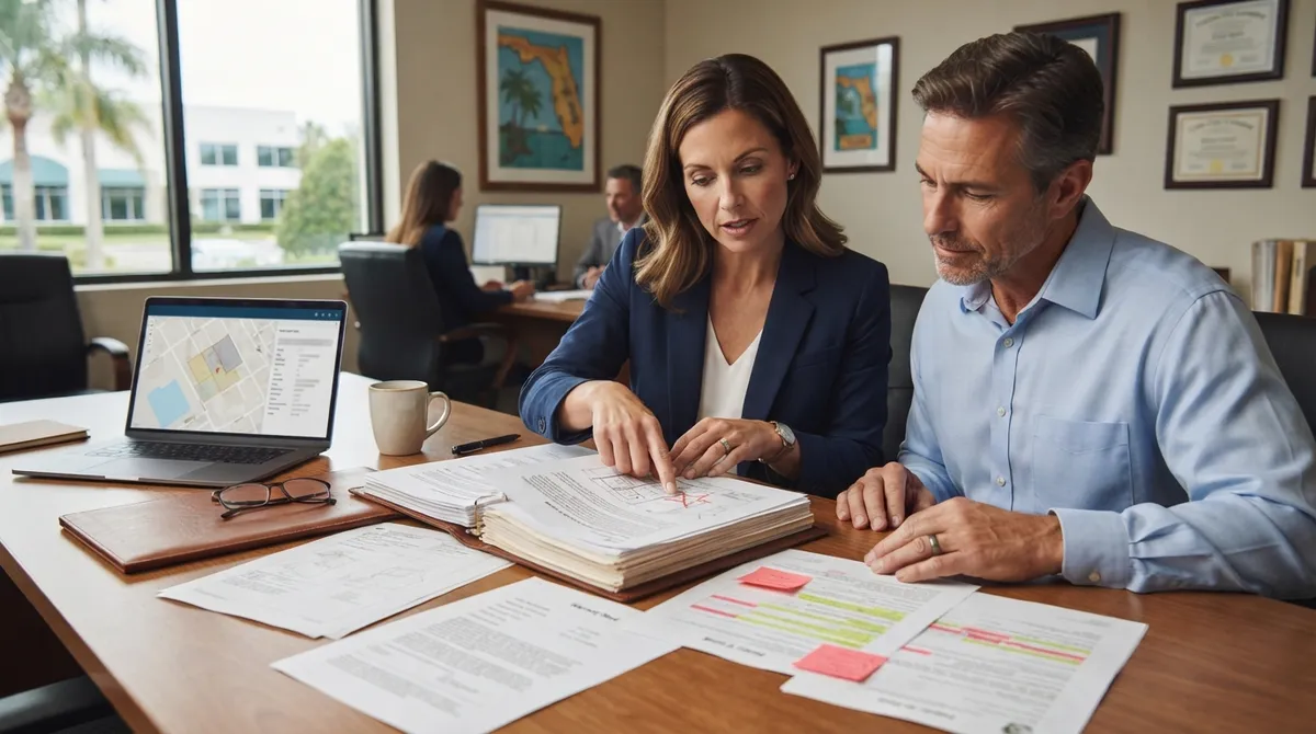 how do title companies handle unpermitted construction in florida