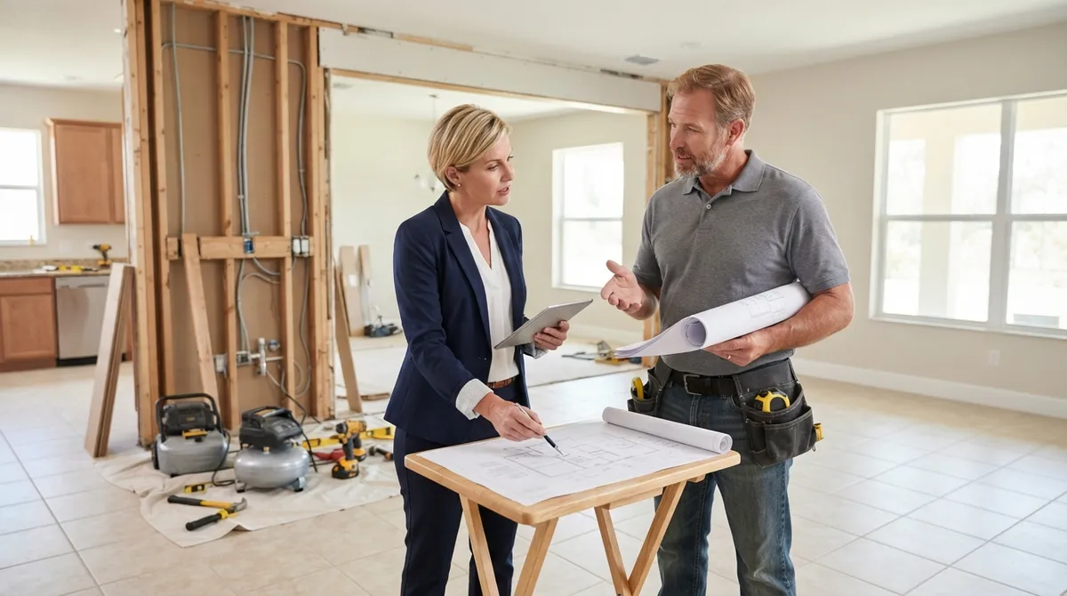 who should listing agents hire for unpermitted work florida