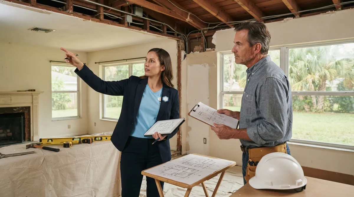 who should listing agents hire for unpermitted work florida