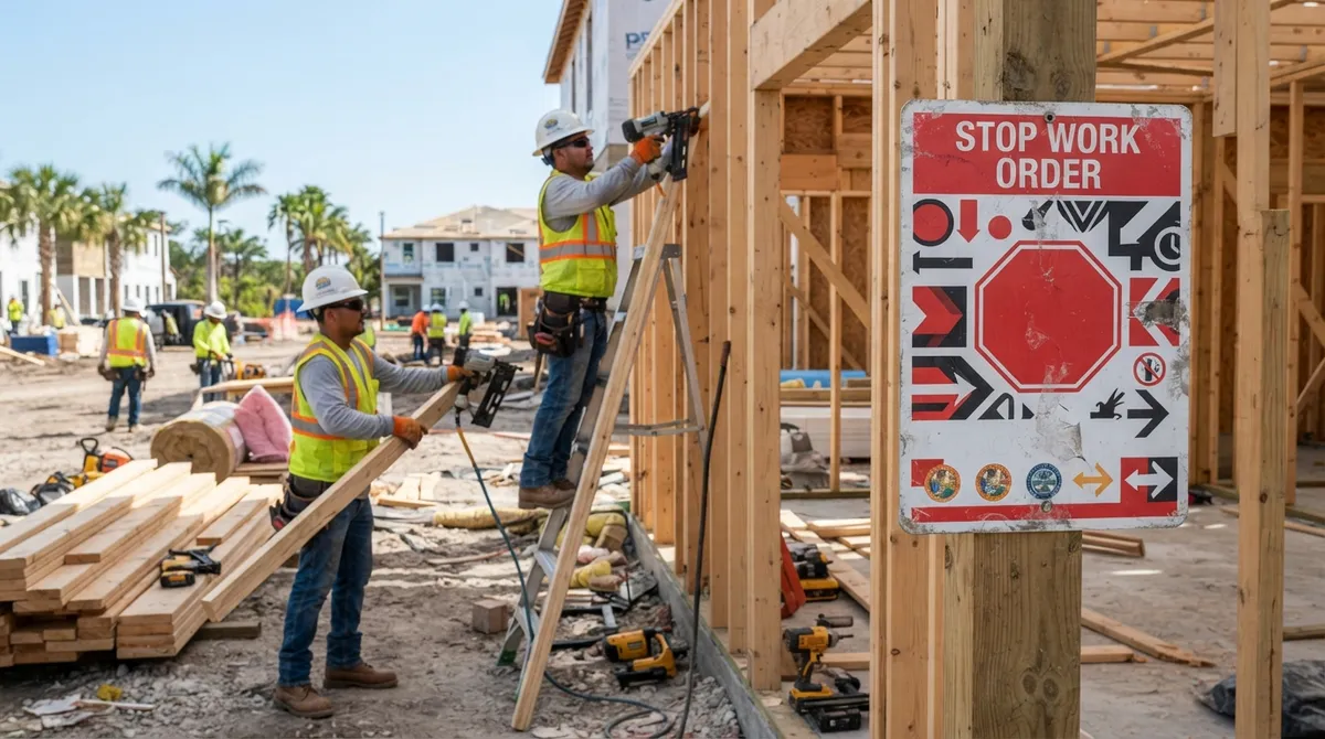 stop work order after the fact florida
