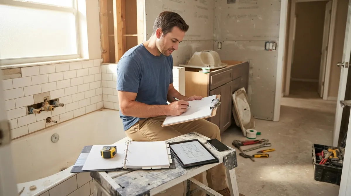 how do i legalize an unpermitted bathroom remodel in florida